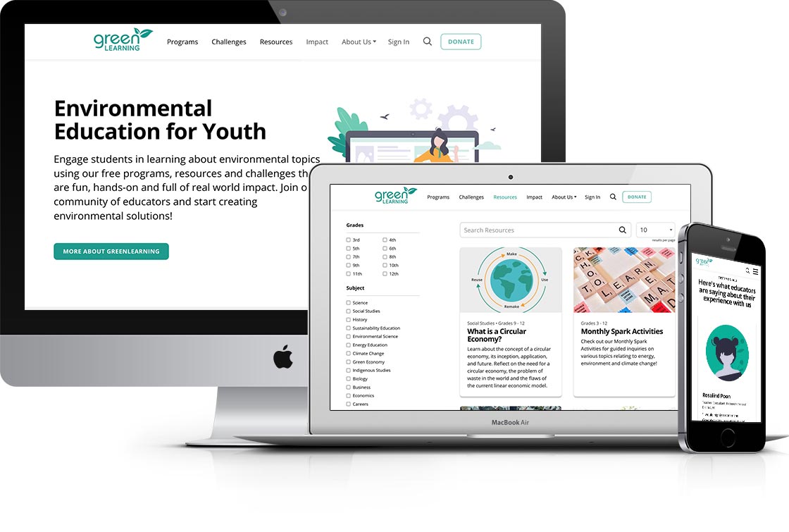 GreenLearning website